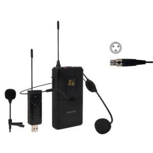 MICROFONO DE CABEZA Y SOLAPA UHF FONESTAR