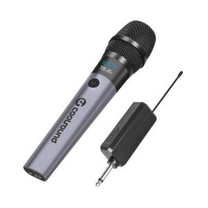 MICROFONO INALÁMBRICO UHF CON RECEPTOR Y BATERÍA COOLSOUND