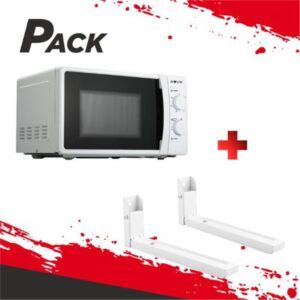 MICROONDAS 20 LITROS 700W FUNCIÓN DESCONGELACIÓN + SOPORTE PARA MICROONDAS