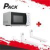 MICROONDAS 20L 700W CON GRILL Y DESCONGELACION + SOPORTE PARA MICROONDAS