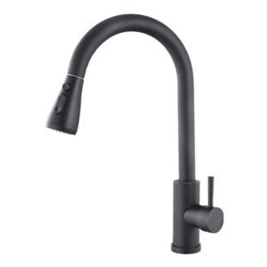 MONOMANDO FREGADERO NEGRO EXTENSIBLE