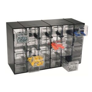 MUEBLE ORGANIZADOR PLASTICO 377X142X228MM CON 24 CAJONES ARTPLAST