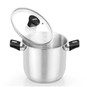 OLLA DE ACERO INOX CON TAPA DE CRISTAL 18CM ELITE MONIX