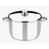 OLLA DE ACERO INOXIDABLE 24CM 6 LITROS OPTIMA CON TAPA ACERO MONIX
