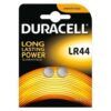 PACK 2 PILAS DE BOTON DURACELL LR44 1.5V ALCALINA