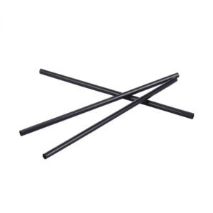 PACK 25 CAÑITAS REUTILIZABLES NEGRAS 19.5CM ALGON