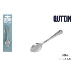 PACK 6 CUCHARAS CAFE 10.5CM SOFIA QUTTIN