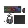 PACK GAMING 4EN1 TECLADO H-MECH | RATON RGB | AURICULARES | ALFOMBRILLA