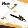 PACK MOTOSIERRA GASOLINA 63.3CC 50CM + DESBROZADORA GASOLINA 65CC BLIM