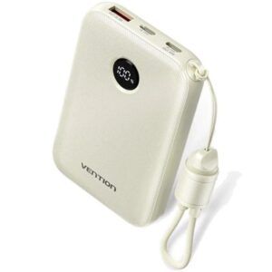POWERBANK 10000MAH CON DISPLAY 22.5W BLANCO VENTION