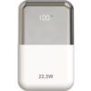 POWERBANL 10000MAH LEPOW22W10WS BLANCO PLATA LEOTEC