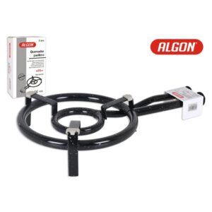 QUEMADOR DE ACERO 35CM PARA PAELLERO GAS ALGON