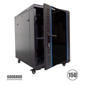 RACK 19" 15U 600X800 PERFORADO CROMAD