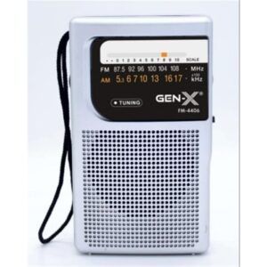 RADIO PORTATIL AM/FM ANALOGICA GRIS FM-4406 GEN-X