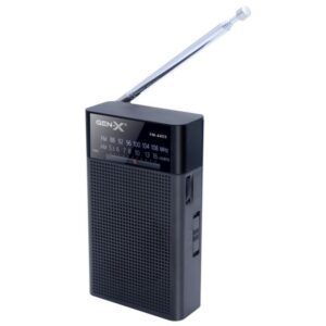 RADIO PORTATIL AM/FM ANALOGICA NEGRA FM-4405 GEN-X