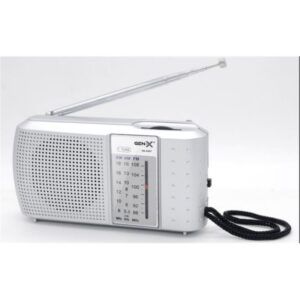 RADIO PORTATIL AM/FM/SW TRES BANDAS GRIS FM-4407 GEN-X