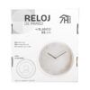 RELOJ DE PARED BLANCO 25CM SEVEN HOUSE