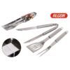 SET 3 ACCESORIOS BARBACOA SILVER ALGON