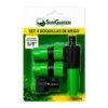 SET 4PCS BOQUILLA DE RIEGO + ADAPTADORES PARA MANGUERA 5/8