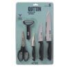 SET 5 PIEZAS DE UTENSILIOS DE COCINA NERO QUTTIN