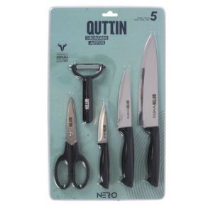 SET 5 PIEZAS DE UTENSILIOS DE COCINA NERO QUTTIN