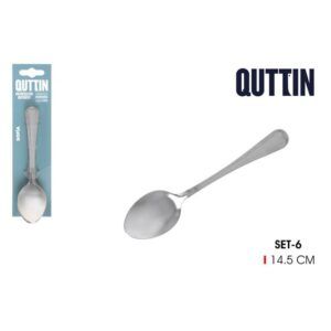 SET 6 CUCHARAS POSTRE 1.5MM QUTTIN