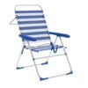 SILLA PLEGABLE 5 POSICIONES ALUMINIO 59X61X97 CON ASA