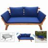 SOFA CAMA MADERA + COJINES