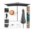 SOMBRILLA JARDIN 3X2 METROS UV50+ ANTRACITA
