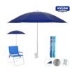 SOMBRILLA PARA SILLA O TUMBONA 80CM AZUL/TURQUESA