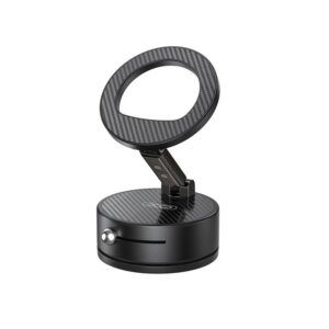 SOPORTE COCHE SMARTPHONE POR VACIO / MAGNETICO C188 NEGRO XO