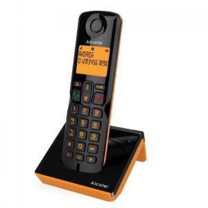 TELÉFONO INALÁMBRICO S280 NEGRO / NARANJA ALCATEL