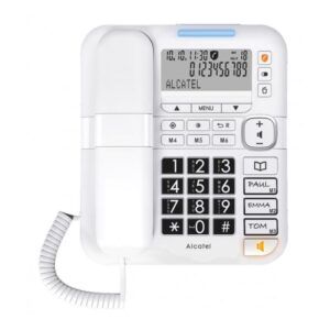 TELEFONO TMAX70 SOBREMESA PARA PERSONAS MAYORES BLANCO ALCATEL