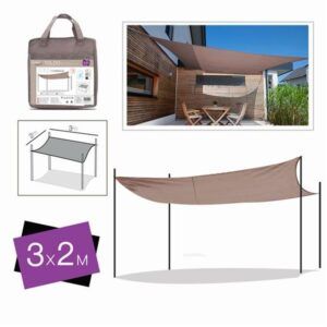 TOLDO RECTANGULAR 2X3 METROS TOPO + BOLSA