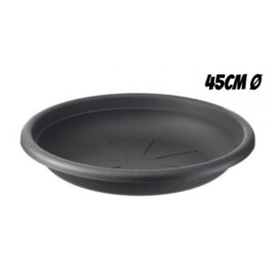 PLATO PARA MACETA 45CM ANTRACITA ARTPLAST