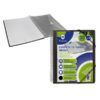 CARPETA 30-Fundas A-4 Bismark C/Espiral Funda Negra Bolsillo