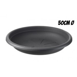 PLATO PARA MACETA 50CM ANTRACITA ARTPLAST