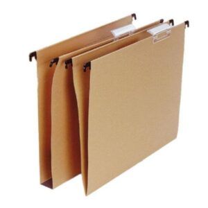 CARPETA COLGAR Q-Office Fº KRAFT c/Visor 35cm