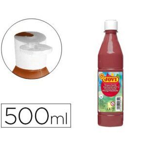 TEMPERA JOVI 500cc LIQUIDA "Unicolor" (Marrón)