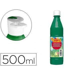 TEMPERA JOVI 500cc LIQUIDA "Unicolor" (Verde-Oscuro)