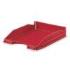 BANDEJA OFICINA Mattio Apilable Plast. Opaco (Rojo)