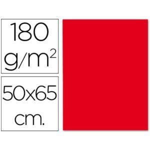 CARTULINA Q-Office 50x65 185gr (Rojo)