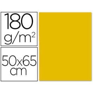 CARTULINA Q-Office 50x65 185gr (Amarillo-Intenso-Oro)