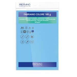 CARTULINA A-4 180gr. (Pvp.10-H) (Azul-Turquesa)
