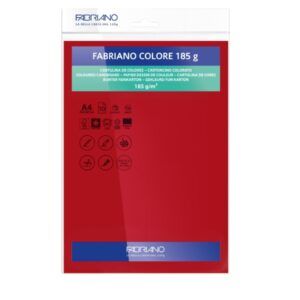 CARTULINA A-4 180gr. (Pvp.10-H) (Rojo)