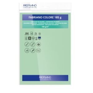 CARTULINA A-4 180gr. (Pvp.10-H) (Verde-Claro-Pálido)