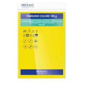 CARTULINA A-4 180gr. (Pvp.10-H) (Amarillo-Canario)