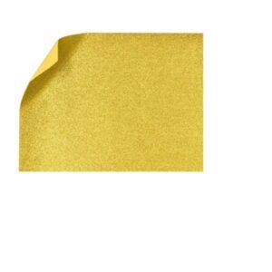 GOMA EVA 40x60 2mm C/Purpurina (Amarillo)