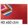 GOMA EVA 40x60 2mm C/Purpurina (Rojo)