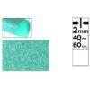 GOMA EVA 40x60 2mm C/Purpurina (Verde-Agua)